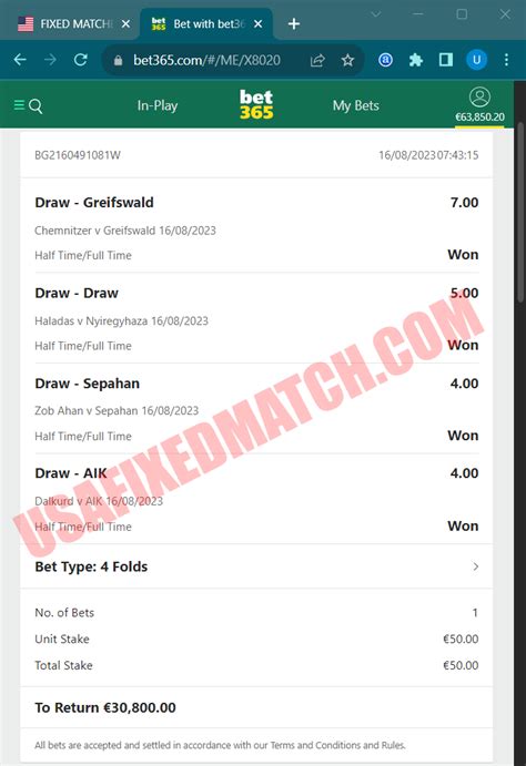 bet odd fixed.